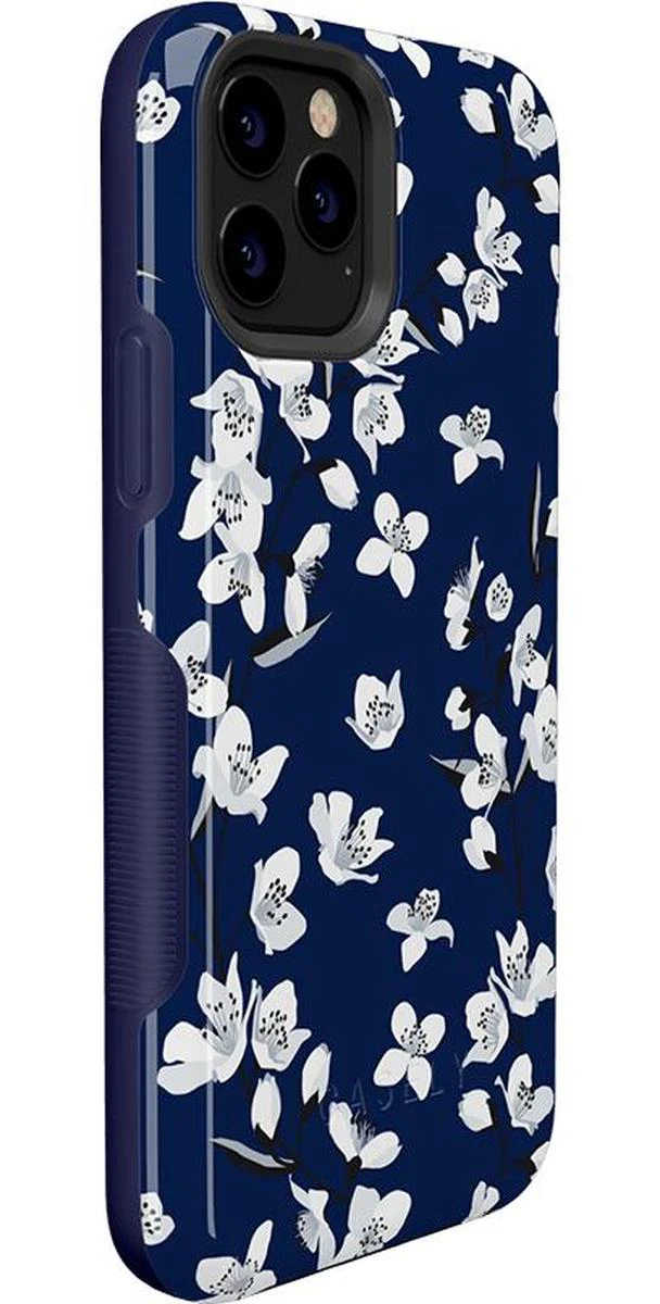 Floral Forest | Navy Cherry Blossom Floral Case - Image 45