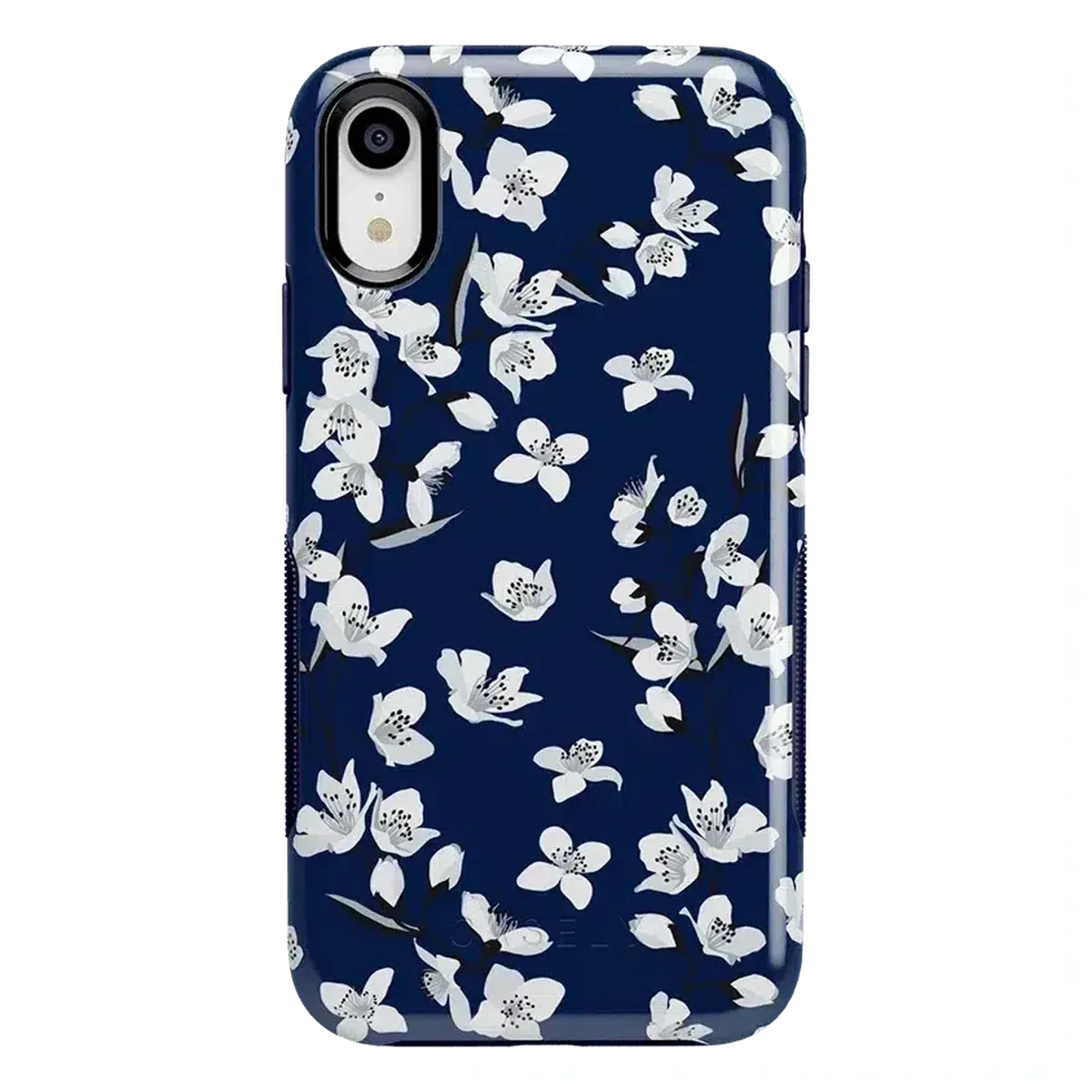 Floral Forest | Navy Cherry Blossom Floral Case - Image 47