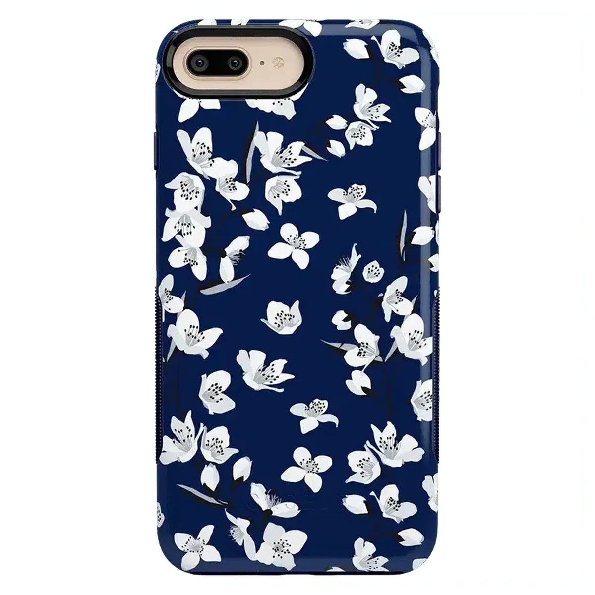 Floral Forest | Navy Cherry Blossom Floral Case - Image 50