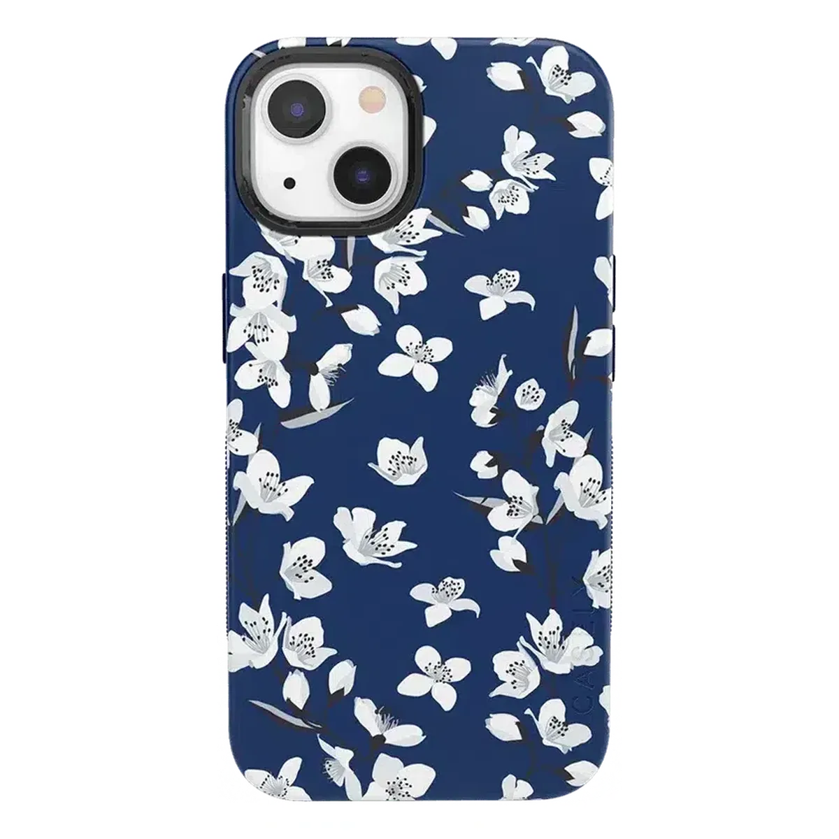Floral Forest | Navy Cherry Blossom Floral Case - Image 62