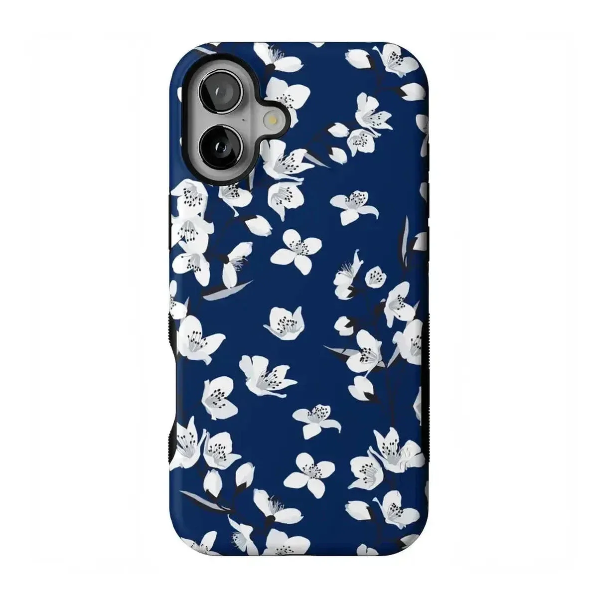 Floral Forest | Navy Cherry Blossom Floral Case - Image 68