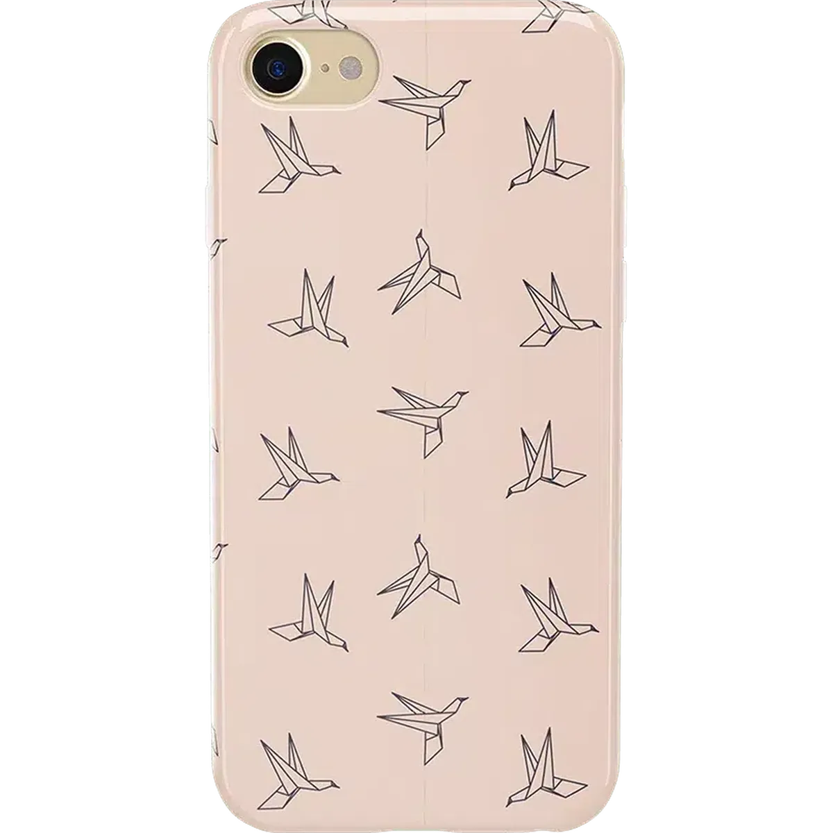 Paper Crane Origami | Beige Pattern - Image 4