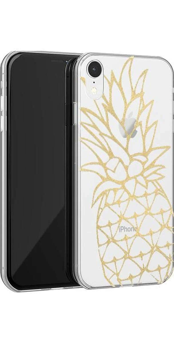 You're a Fine-Apple | Gold Pineapple Clear Case - Image 12