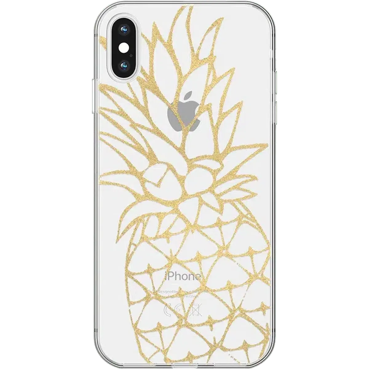 You're a Fine-Apple | Gold Pineapple Clear Case - Image 13