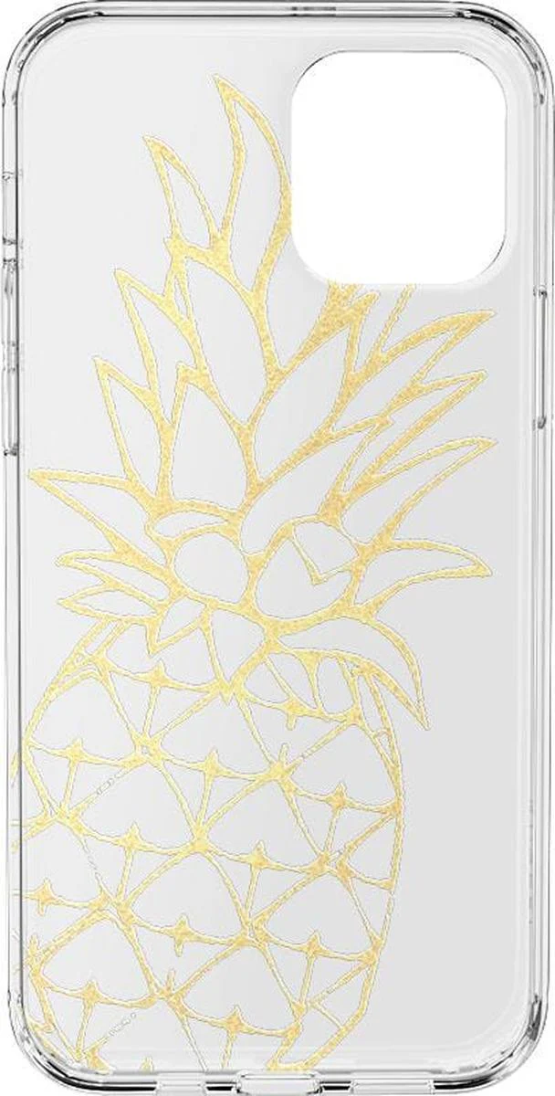 You're a Fine-Apple | Gold Pineapple Clear Case - Image 3