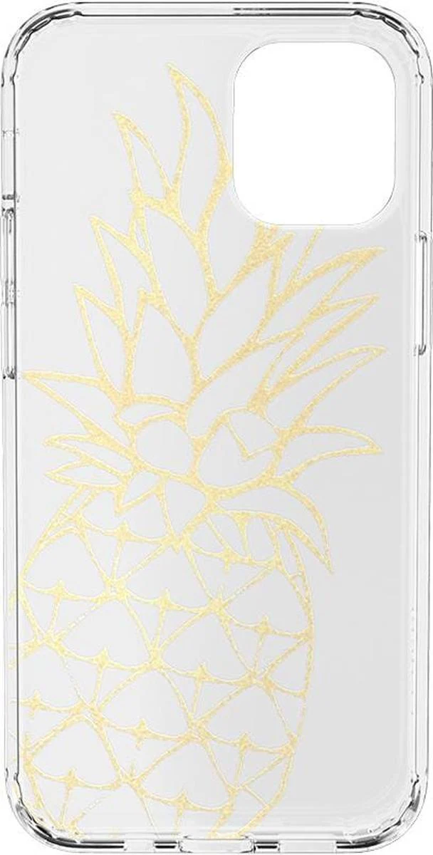 You're a Fine-Apple | Gold Pineapple Clear Case - Image 6