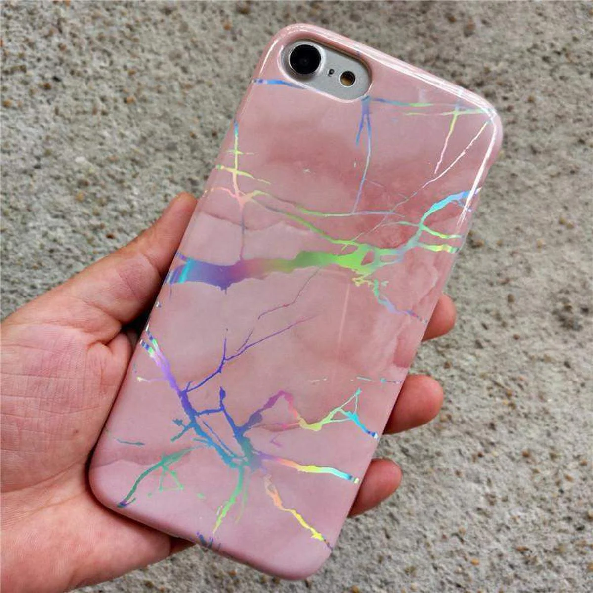 You're the Cutest | Pink Marble Holo Case - Image 10