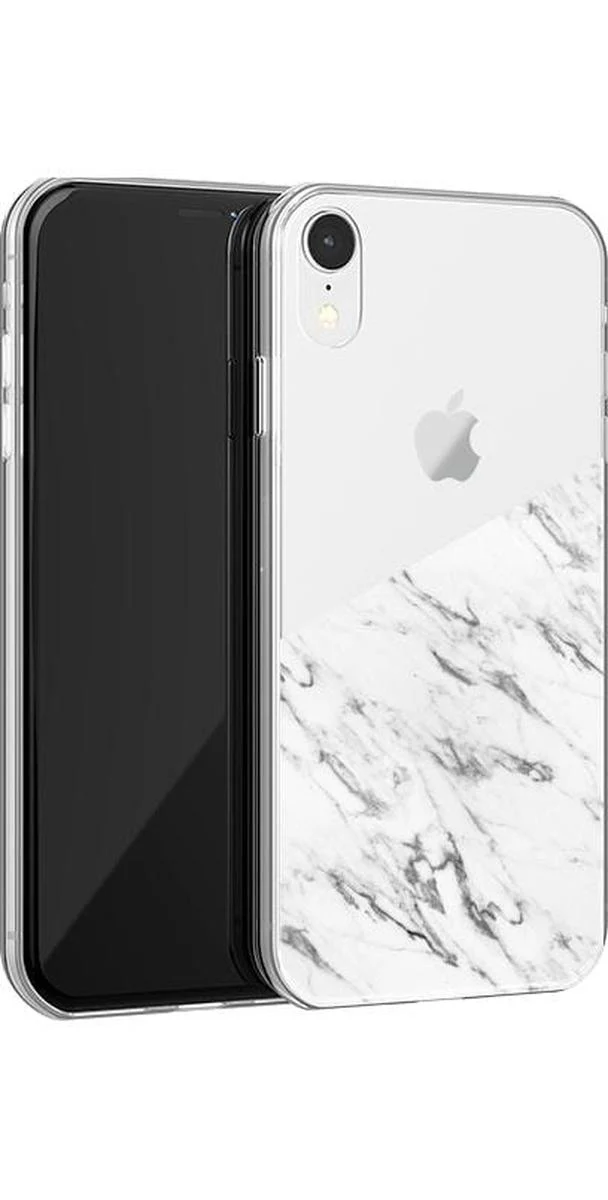 Let's Split | Half White Clear Marble Case - Image 13