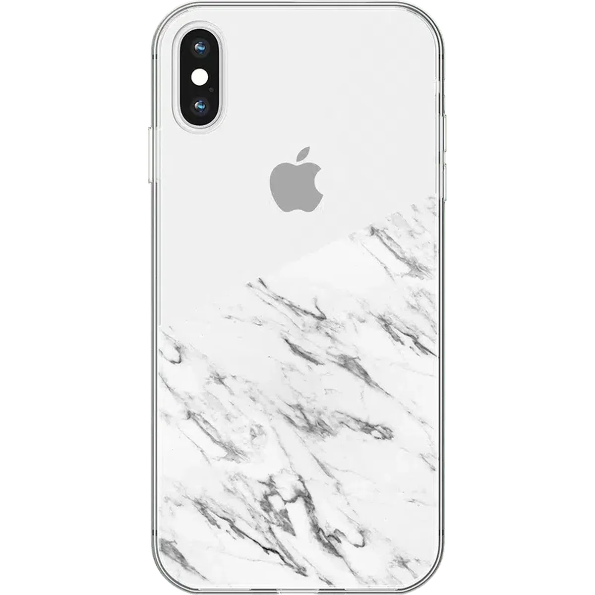 Let's Split | Half White Clear Marble Case - Image 14