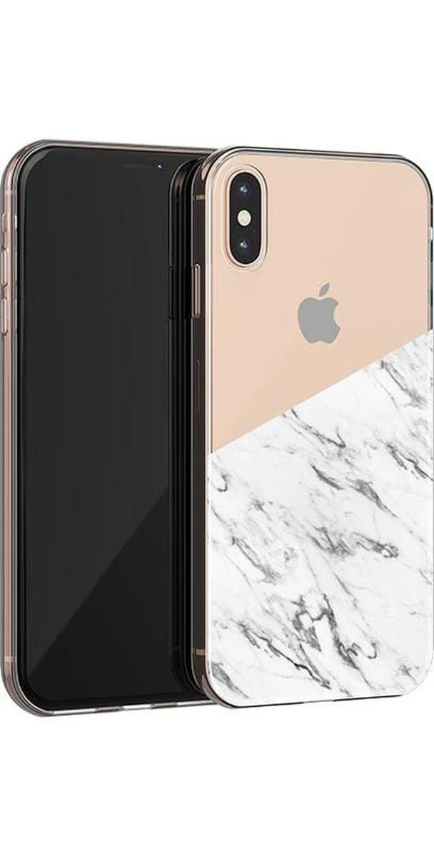 Let's Split | Half White Clear Marble Case - Image 15