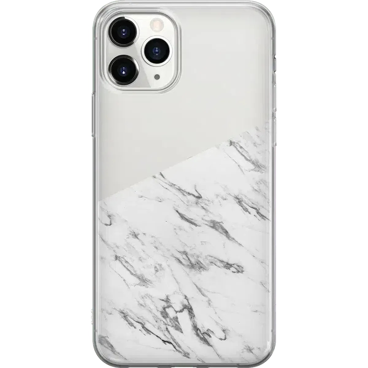 Let's Split | Half White Clear Marble Case - Image 16