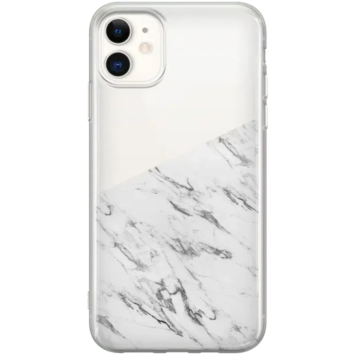 Let's Split | Half White Clear Marble Case - Image 18