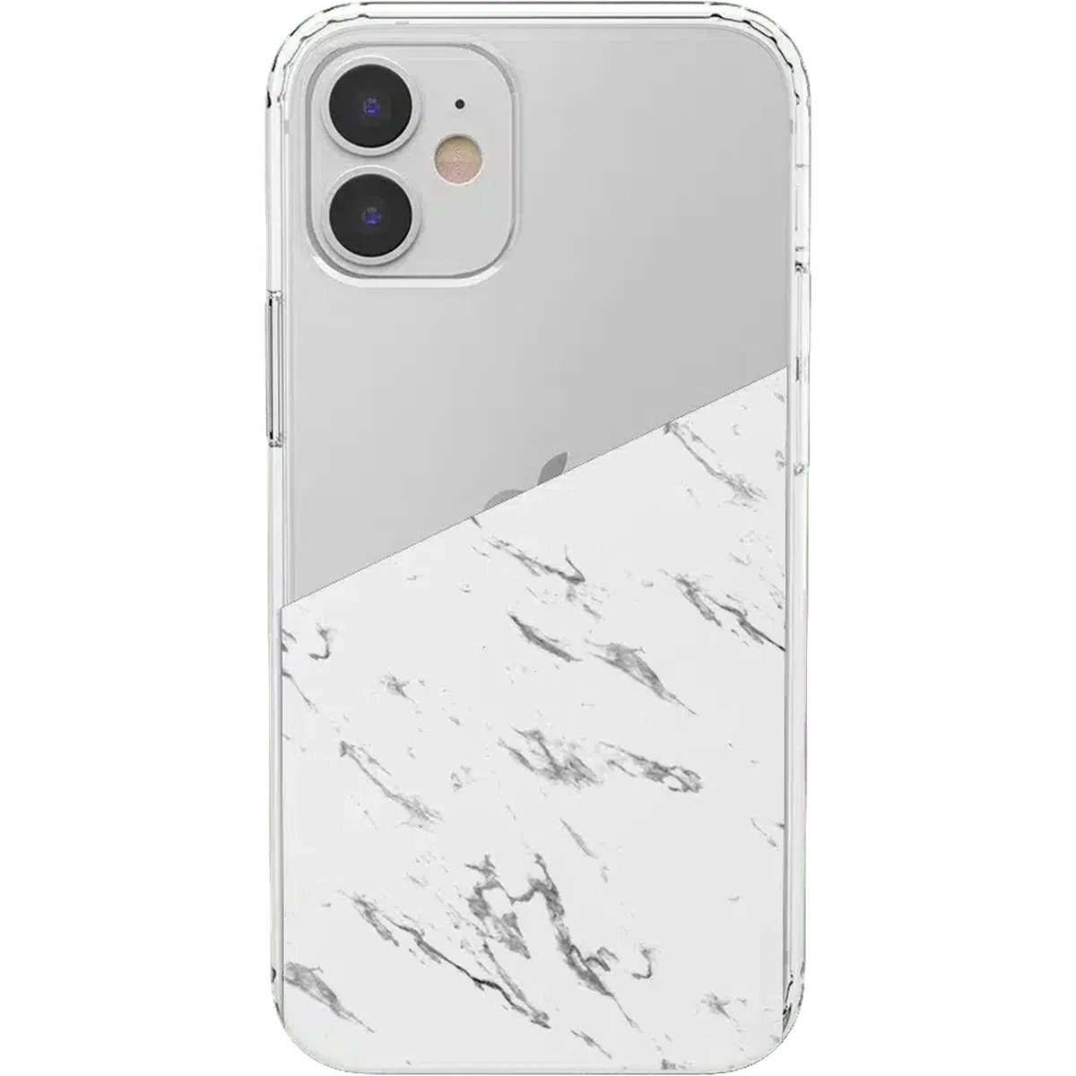 Let's Split | Half White Clear Marble Case - Image 4