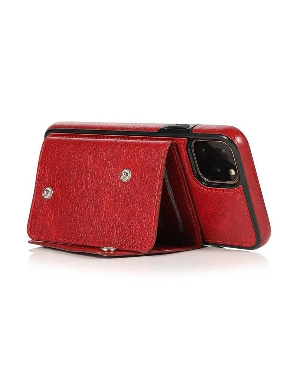 Red Vegan Leather | Wallet Case - Image 29