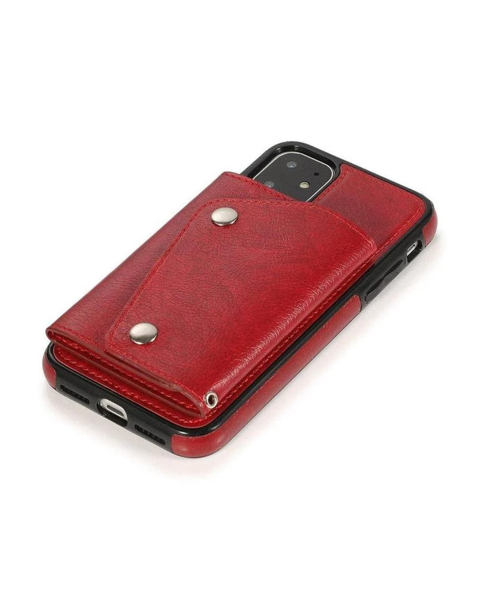 Red Vegan Leather | Wallet Case - Image 37