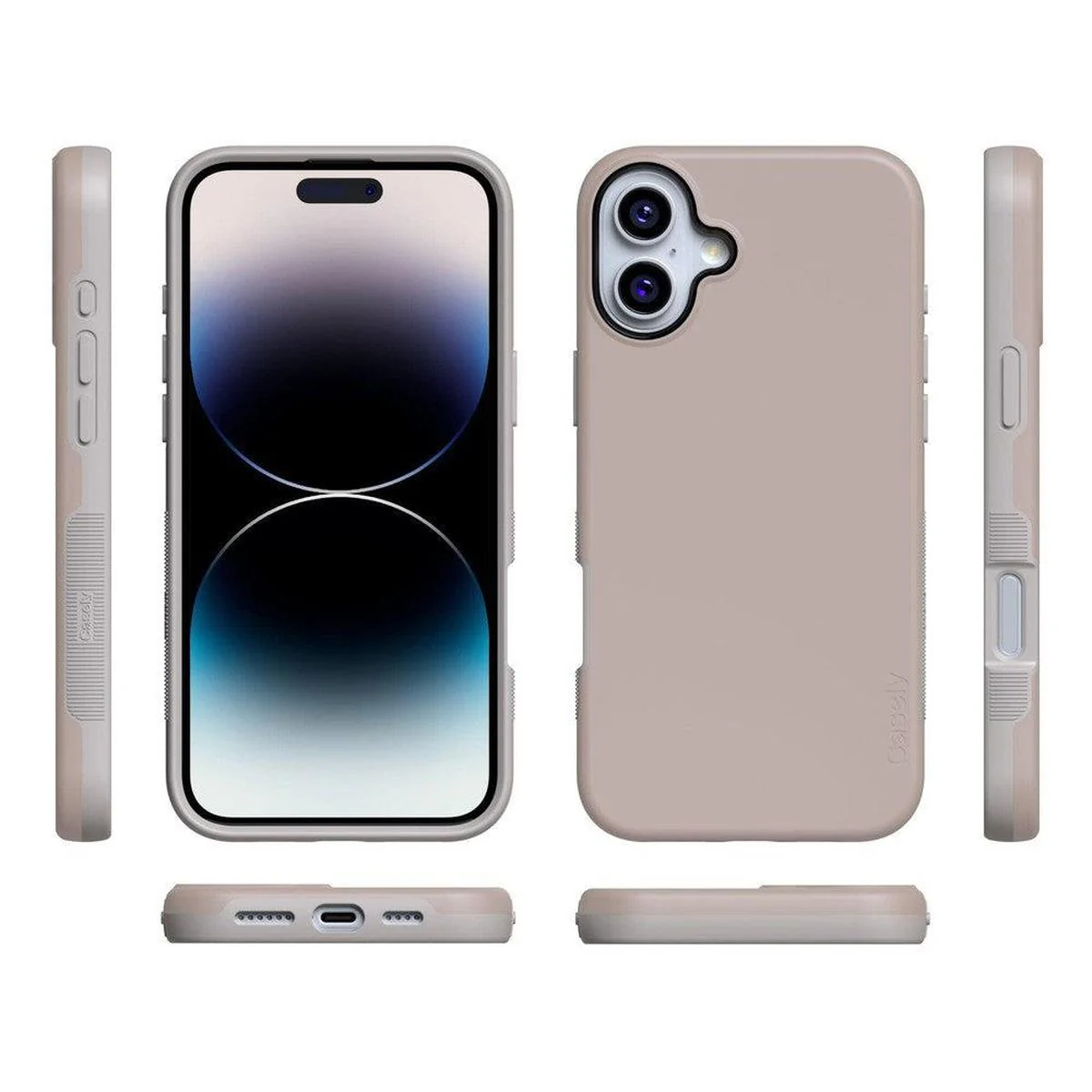 Taupe on Nude | Ultra-Protective Bold Case - Image 74