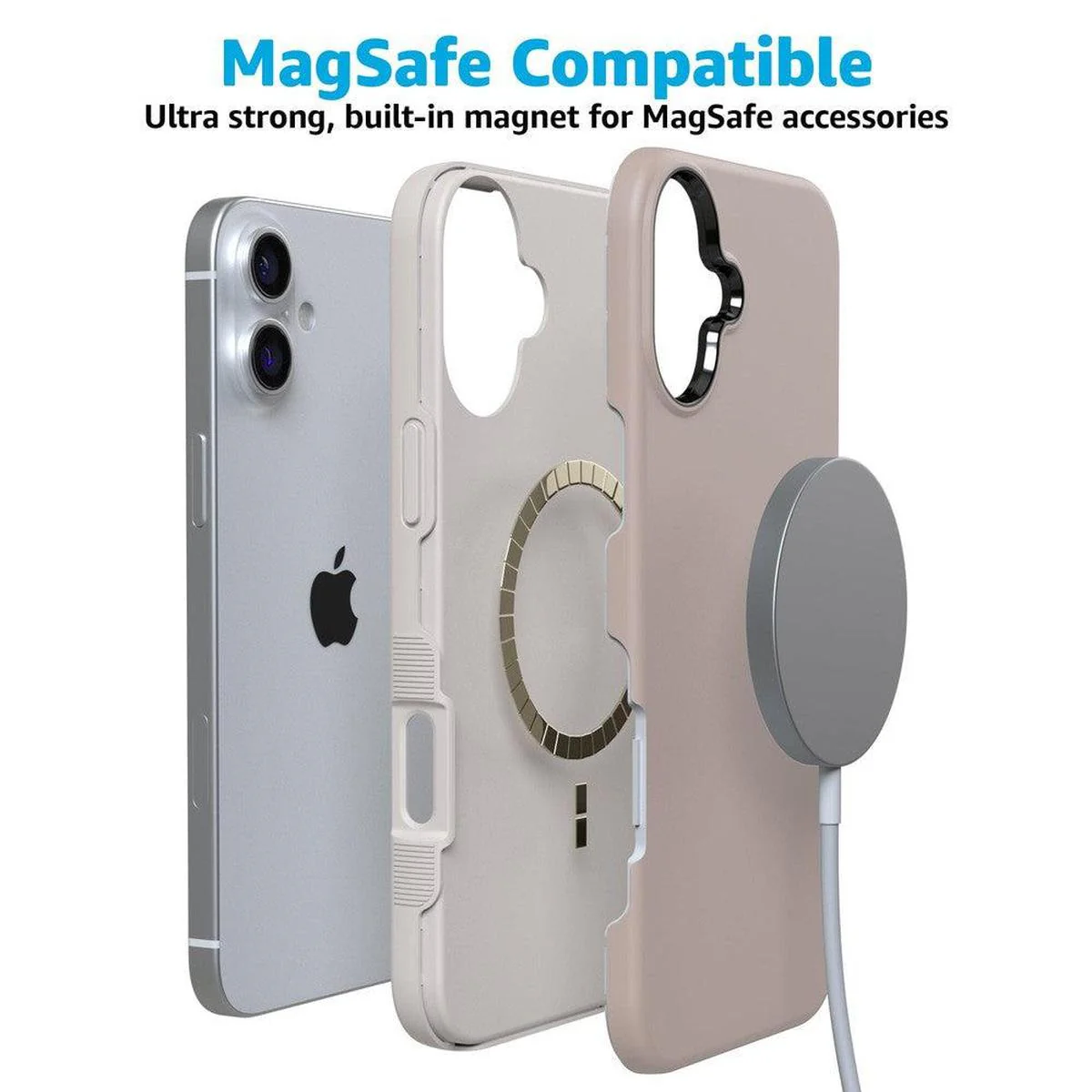 Taupe on Nude | Ultra-Protective Bold Case - Image 77