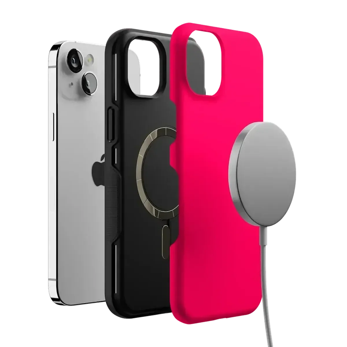 Think Pink | Solid Neon Pink Case - Image 104