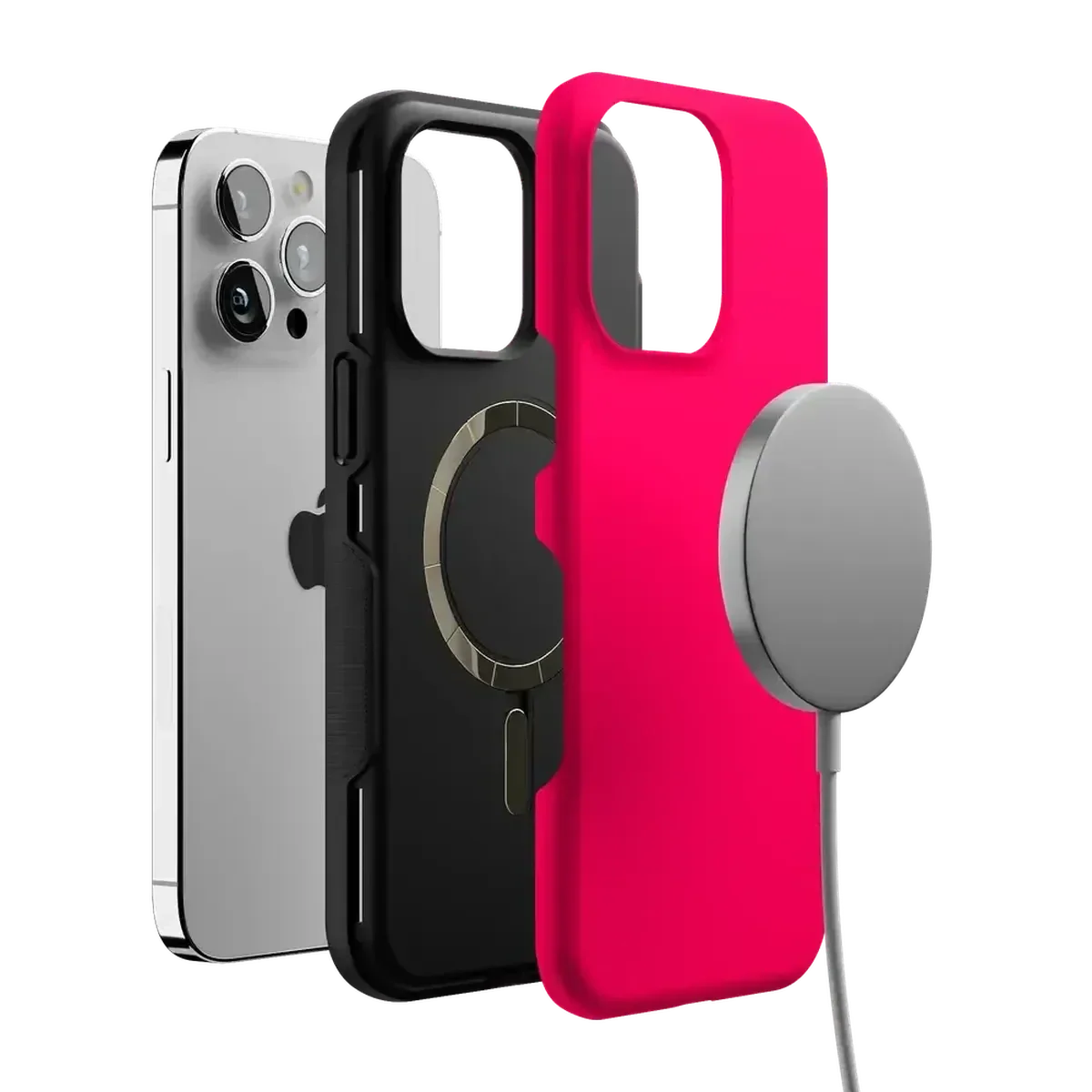 Think Pink | Solid Neon Pink Case - Image 114