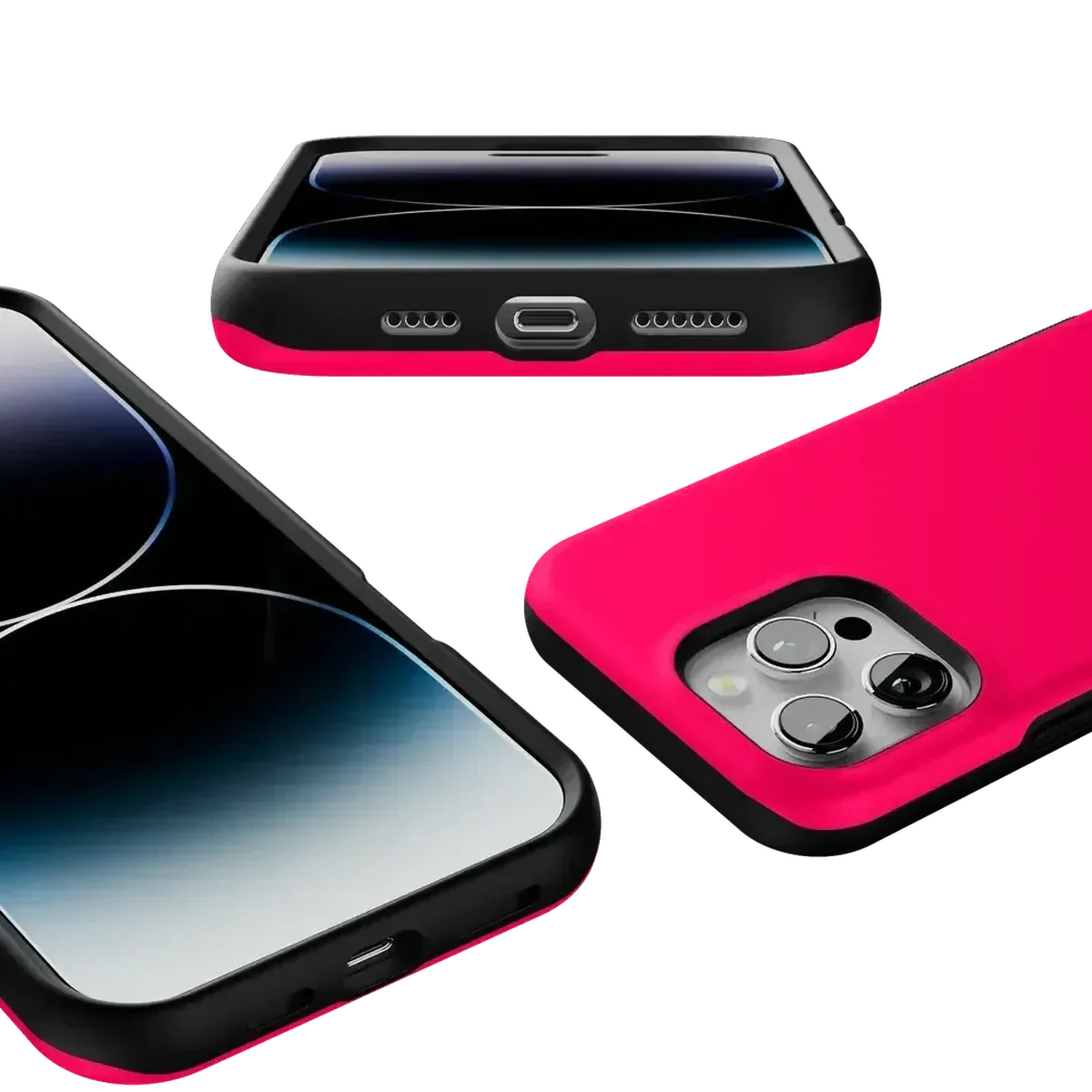 Think Pink | Solid Neon Pink Case - Image 76