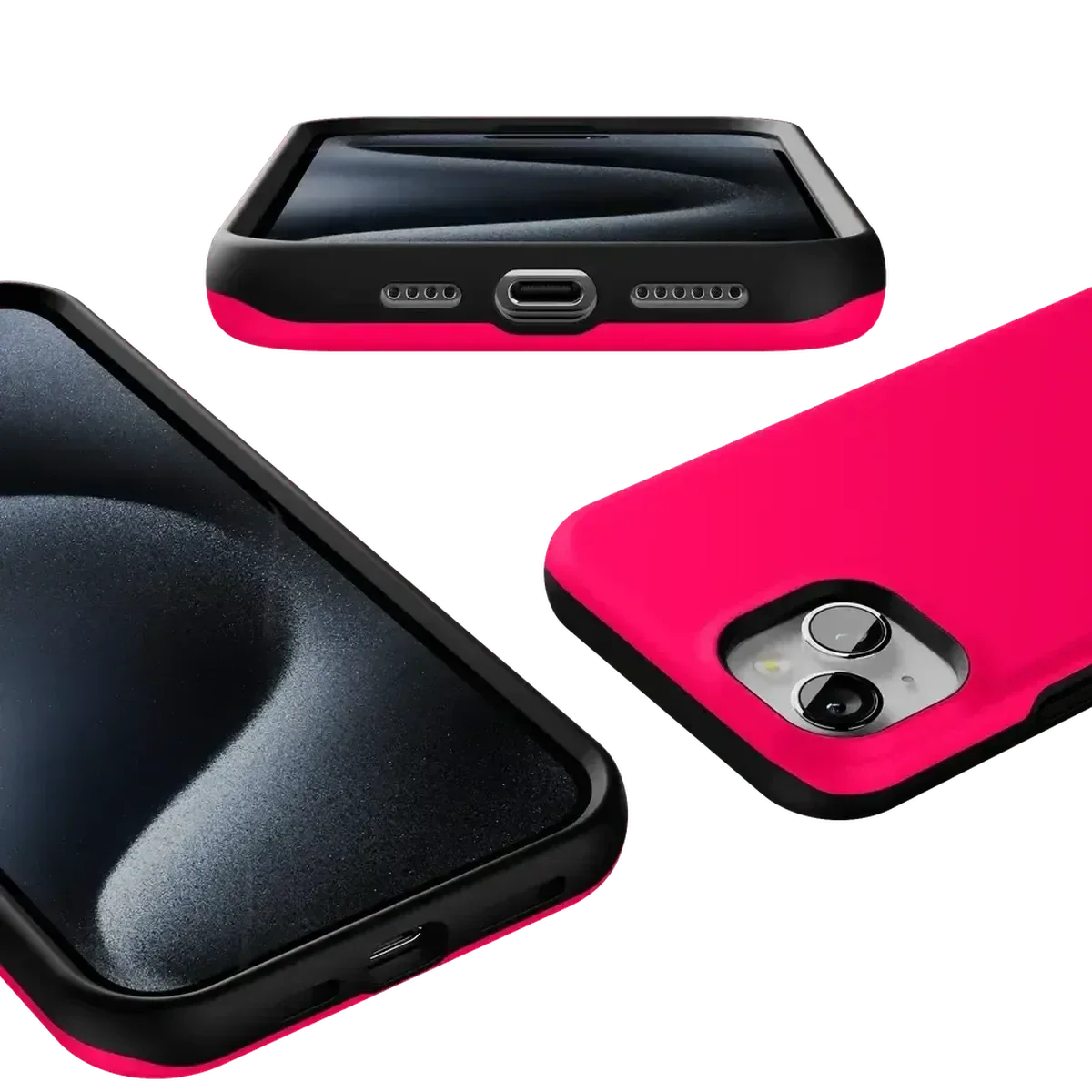 Think Pink | Solid Neon Pink Case - Image 86