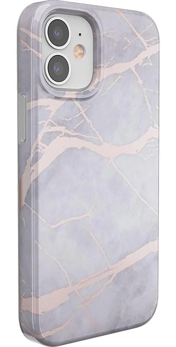 Touch of Lavender | Lavender Gray & Rose Gold Marble Case - Image 20
